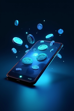 Smartphone con app Great Slots